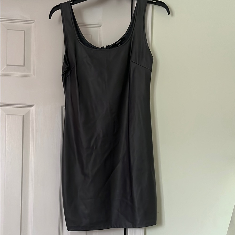 Gray Mini Bodycon Dress with Scoop Neck for Cocktail
